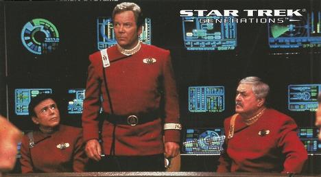 1994 SkyBox Star Trek Generations Cinema Collection #4 A Change of Plans Front