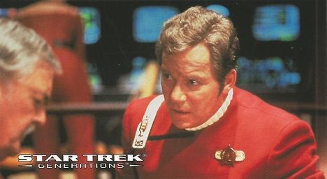 1994 SkyBox Star Trek Generations Cinema Collection #7 Trapped Front