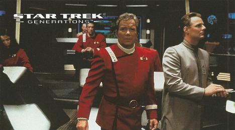 1994 SkyBox Star Trek Generations Cinema Collection #8 There's Always a Way Front