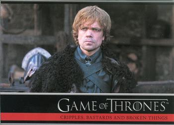 2012 Rittenhouse Game of Thrones Season 1 #10 Tyrion Lannister stops at Winterfell on his way back... Front