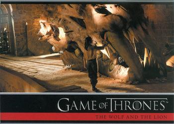 2012 Rittenhouse Game of Thrones Season 1 #14 Lord Varys tells Ned Stark that the previous Hand... Front