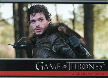 2012 Rittenhouse Game of Thrones Season 1 #16 King Robert Baratheon demands that Ned Stark tell... Front