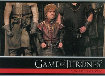 2012 Rittenhouse Game of Thrones Season 1 #18 Tyrion Lannister appears before Lysa Arryn's court... Front