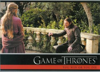 2012 Rittenhouse Game of Thrones Season 1 #19 Ned Stark tells Queen Cersei that he knows her brother... Front