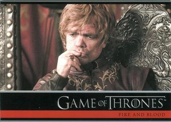 2012 Rittenhouse Game of Thrones Season 1 #29 Word of Jaime's capture reaches the Lannisters. Front