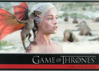 2012 Rittenhouse Game of Thrones Season 1 #30 Daenerys Targaryen wakes to find that her child is... Front