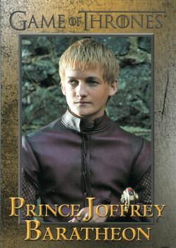 2012 Rittenhouse Game of Thrones Season 1 #35 Prince Joffrey Baratheon Front