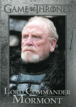2012 Rittenhouse Game of Thrones Season 1 #54 Lord Commander Mormont Front