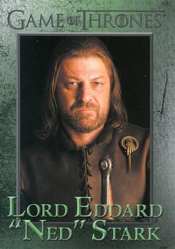 2012 Rittenhouse Game of Thrones Season 1 #55 Lord Eddard 