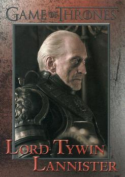 2012 Rittenhouse Game of Thrones Season 1 #60 Lord Tywin Lannister Front