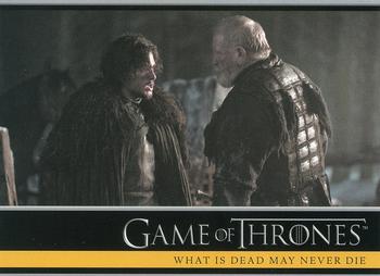 2013 Rittenhouse Game of Thrones Season 2 #07 What Is Dead May Never Die Front