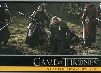 2013 Rittenhouse Game of Thrones Season 2 #09 What Is Dead May Never Die Front