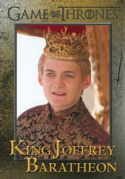 2013 Rittenhouse Game of Thrones Season 2 #37 King Joffrey Baratheon Front