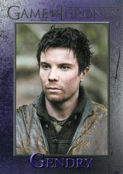 2013 Rittenhouse Game of Thrones Season 2 #38 Gendry Front