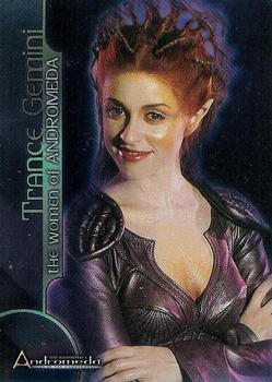 2004 Inkworks Andromeda Reign of the Commonwealth - The Women of Andromeda Box Loader #BL-3 Trance Gemini Front