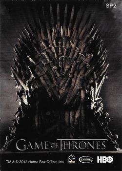 2012 Rittenhouse Game of Thrones Season 1 - You Win or You Die #SP2 Cersei Lannister 
