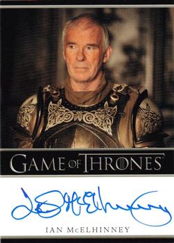 2012 Rittenhouse Game of Thrones Season 1 - Autographs Bordered #NNO Ian McElhinney Front