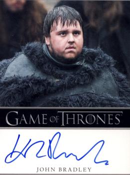 2012 Rittenhouse Game of Thrones Season 1 - Autographs Bordered #NNO John Bradley Front