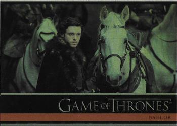 2012 Rittenhouse Game of Thrones Season 1 - Foil #26 Robb Stark orchestrates a brilliant battle strategy... Front
