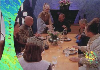 1998 Fleer Babylon 5 Season 5 - Sleeping in Light #S4 The Banquet Front