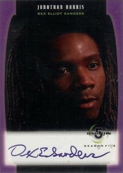1998 Fleer Babylon 5 Season 5 - Autographs #A06 Dex Elliot Sanders Front