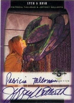 1998 Fleer Babylon 5 Season 5 - Autographs #A10 Patricia Tallman / Jeffrey Willerth Front