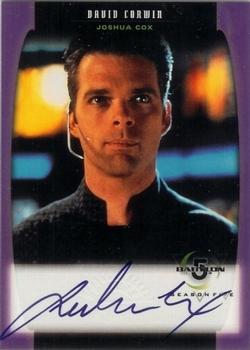 1998 Fleer Babylon 5 Season 5 - Autographs #A15 Joshua Cox Front
