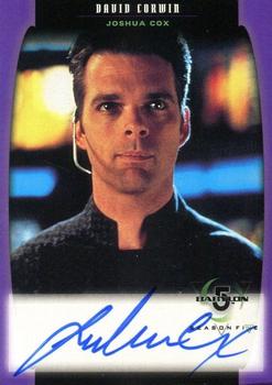 1998 Fleer Babylon 5 Season 5 - Autographs #A22 Joshua Cox Front