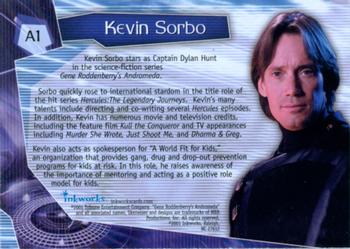 2001 Inkworks Andromeda Season 1 - Autographs #A1 Kevin Sorbo Back