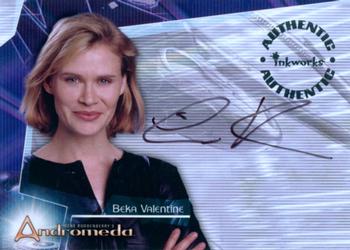 2001 Inkworks Andromeda Season 1 - Autographs #A2 Lisa Ryder Front