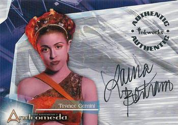 2001 Inkworks Andromeda Season 1 - Autographs #A4 Laura Bertram Front