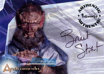 2001 Inkworks Andromeda Season 1 - Autographs #A6 Brent Stait Front