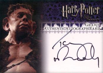 2007 ArtBox Harry Potter & the Order of the Phoenix - Autographs #NNO Tony Maudsley Front