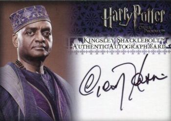 2007 ArtBox Harry Potter & the Order of the Phoenix - Autographs #NNO George Harris Front