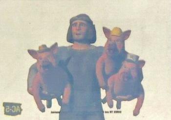 2001 Dart Shrek - Animation Cels #AC-5 Three Pigs Back