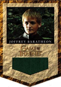 2013 Rittenhouse Game of Thrones Season 2 - House Banner Relics #RB2 Joffrey Baratheon Front
