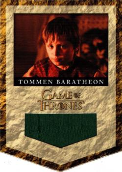 2013 Rittenhouse Game of Thrones Season 2 - House Banner Relics #RB5 Tommen Baratheon Front