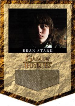 2013 Rittenhouse Game of Thrones Season 2 - House Banner Relics #RS6 Bran Stark Front
