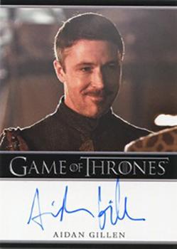 2013 Rittenhouse Game of Thrones Season 2 - Autographs Bordered #NNO Aidan Gillen Front