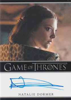 2013 Rittenhouse Game of Thrones Season 2 - Autographs Bordered #NNO Natalie Dormer Front