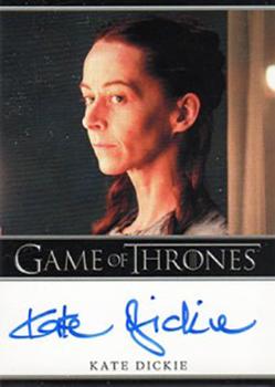 2013 Rittenhouse Game of Thrones Season 2 - Autographs Bordered #NNO Kate Dickie Front