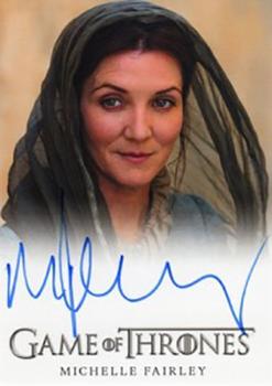 2013 Rittenhouse Game of Thrones Season 2 - Autographs Full Bleed #NNO Michelle Fairley Front