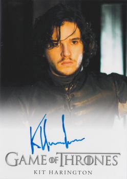 2013 Rittenhouse Game of Thrones Season 2 - Autographs Full Bleed #NNO Kit Harington Front