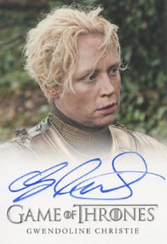2013 Rittenhouse Game of Thrones Season 2 - Autographs Full Bleed #NNO Gwendoline Christie Front
