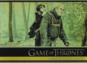 2013 Rittenhouse Game of Thrones Season 2 - Foil Holo #19 Theon Greyjoy is furious that Osha has escaped with... Front