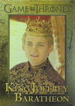 2013 Rittenhouse Game of Thrones Season 2 - Foil Holo #37 King Joffrey Baratheon Front