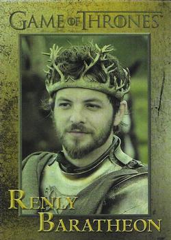 2013 Rittenhouse Game of Thrones Season 2 - Foil Holo #56 Renly Baratheon Front