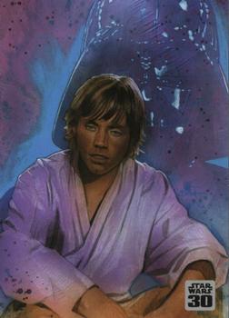 2007 Topps Star Wars 30th Anniversary - Blister Bonus #1 Luke Skywalker Front