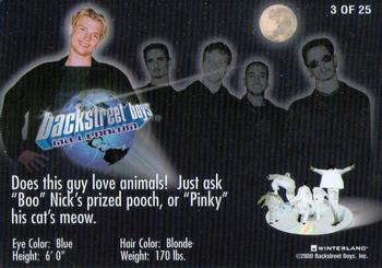 2000 Winterland Backstreet Boys Black & Blue Trading Card Case 16 Boxes 36 Ct 
