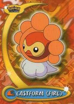 2004 Topps Pokemon Advanced Challenge #13 Castform (Fire) Front